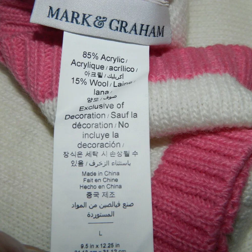 Mark & Graham Knit Apres Ski Dog Sweater 
